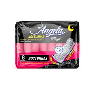 Toallas higiénicas ANGELA nocturnas (8 und)