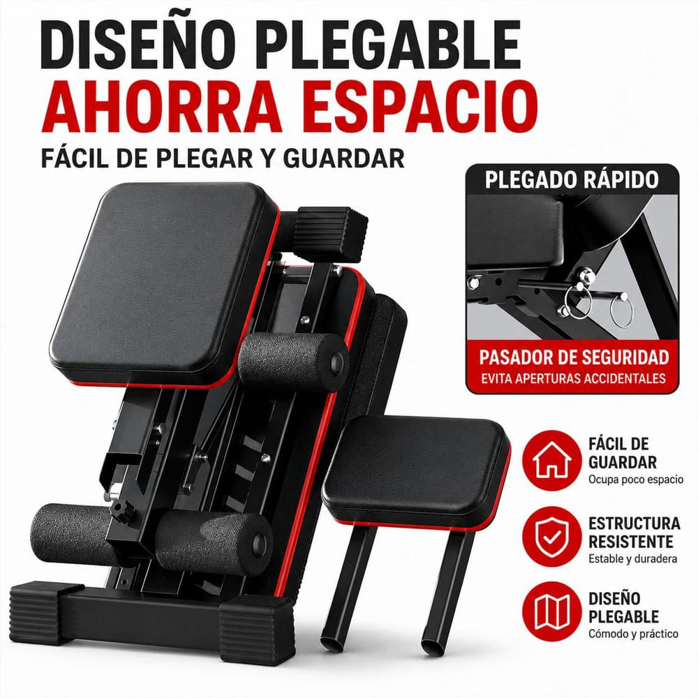 Banco De Ejercicio Multifuncional 8 En 1 Con 2 Discos img #4
