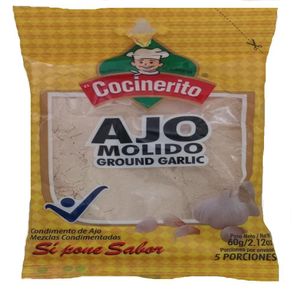 Ajo EL COCINERITO molido (60 gr)