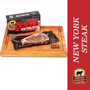 Carne de res New York steak CERTIFIED ANGUS BEEF congelada