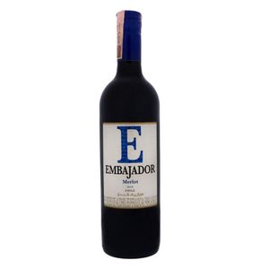 Vino tinto EMBAJADOR merlot (750 ml)