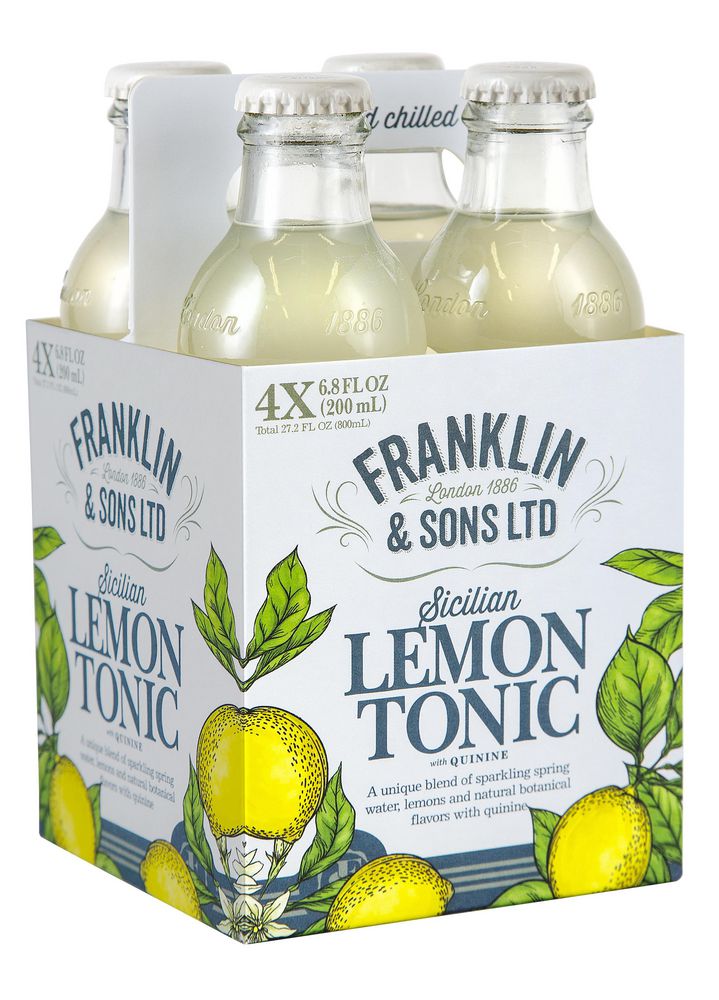 Agua tónica FRANKLIN & SONS LTD limón x 4 und (800  ml) img #1