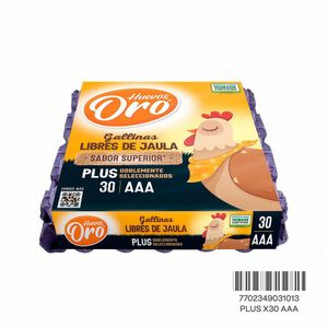 Cubeta AAA HUEVOS ORO plus (30 und)