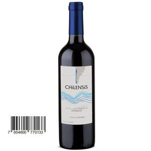 Vino tinto CHILENSIS merlot (750 ml)