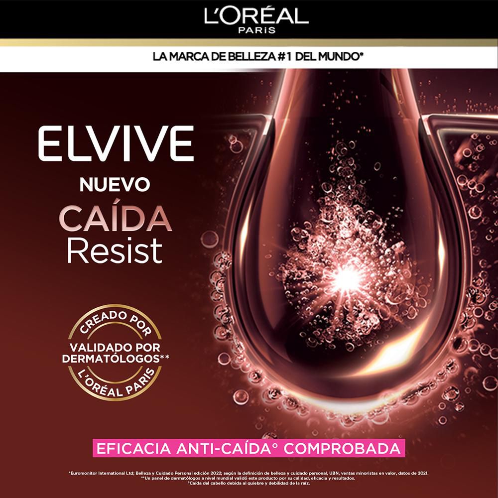 Shampoo ELVIVE caída resist (370  ml) img #3