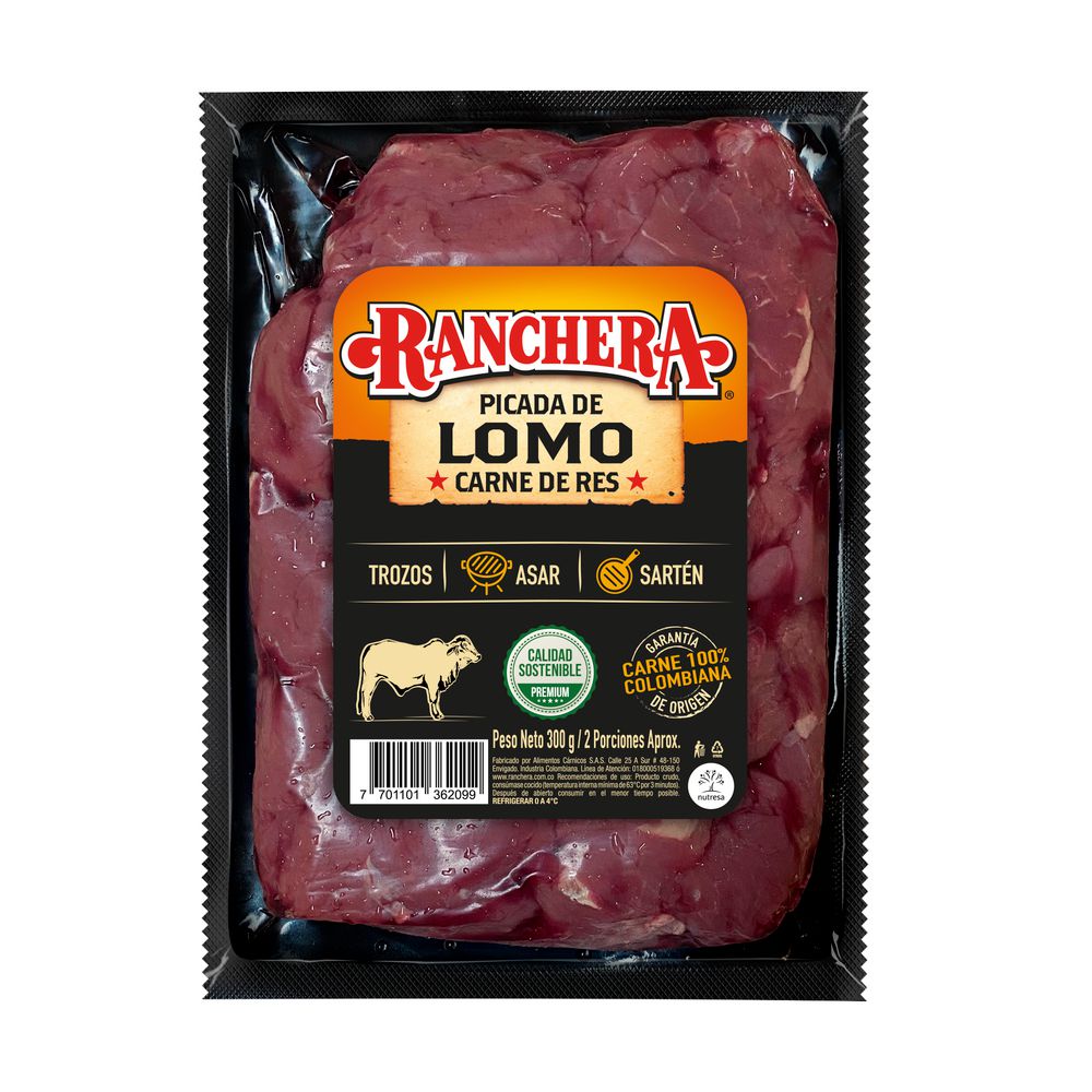 Carne RANCHERA picada lomo fino (300  gr) img #1