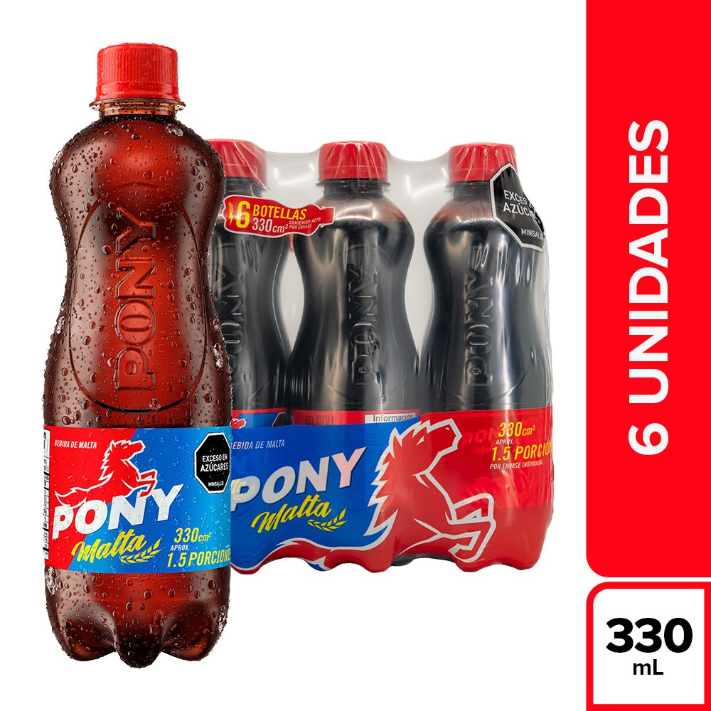 Malta PONY MALTA botella pet x6und (1980  ml) img #1