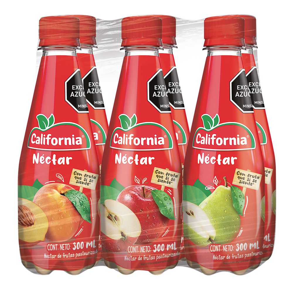 Néctar CALIFORNIA sabores surtidos x6und (1800  ml) img #1