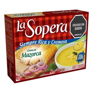 Crema de mazorca LA SOPERA en caja mezcla para preparar (87 gr)