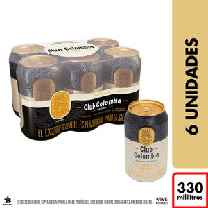 Cerveza CLUB COLOMBIA lata negra (1980 ml)