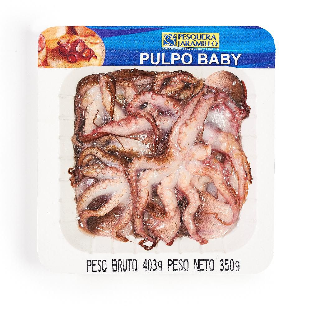 Pulpo baby PESQUERA JARAMILLO Congelado (350  gr) img #1