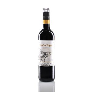 Vino tinto CUATRO RAYAS MARCA EXCLUSIVA orgánico Tempranil (750 ml)