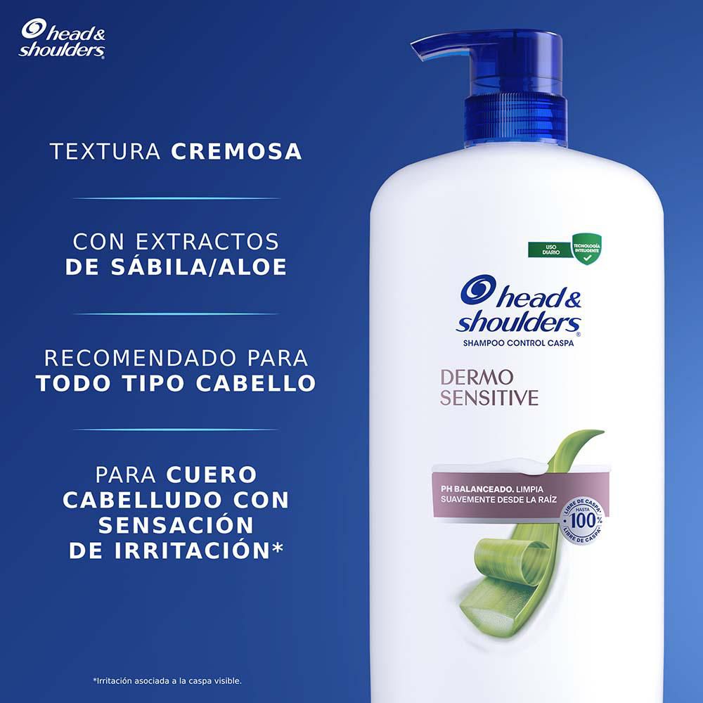 Shampoo H&S dermo sensitive extracto de sábila (1000  ml) img #5
