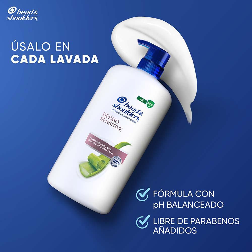 Shampoo H&S dermo sensitive extracto de sábila (1000  ml) img #6
