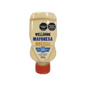 Mayonesa WELLDONE mostaza (360 gr)