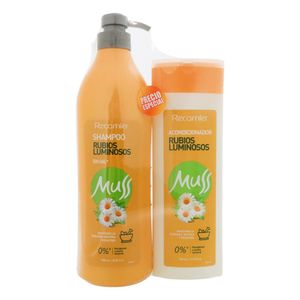 Shampoo MUSS rubio luminoso (1400 ml)