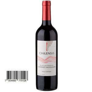Vino tinto CHILENSIS cabern. sauvignon (750 ml)