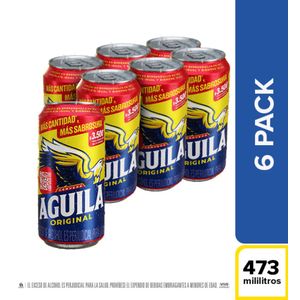 Cerveza AGUILA six pack (2838 ml)