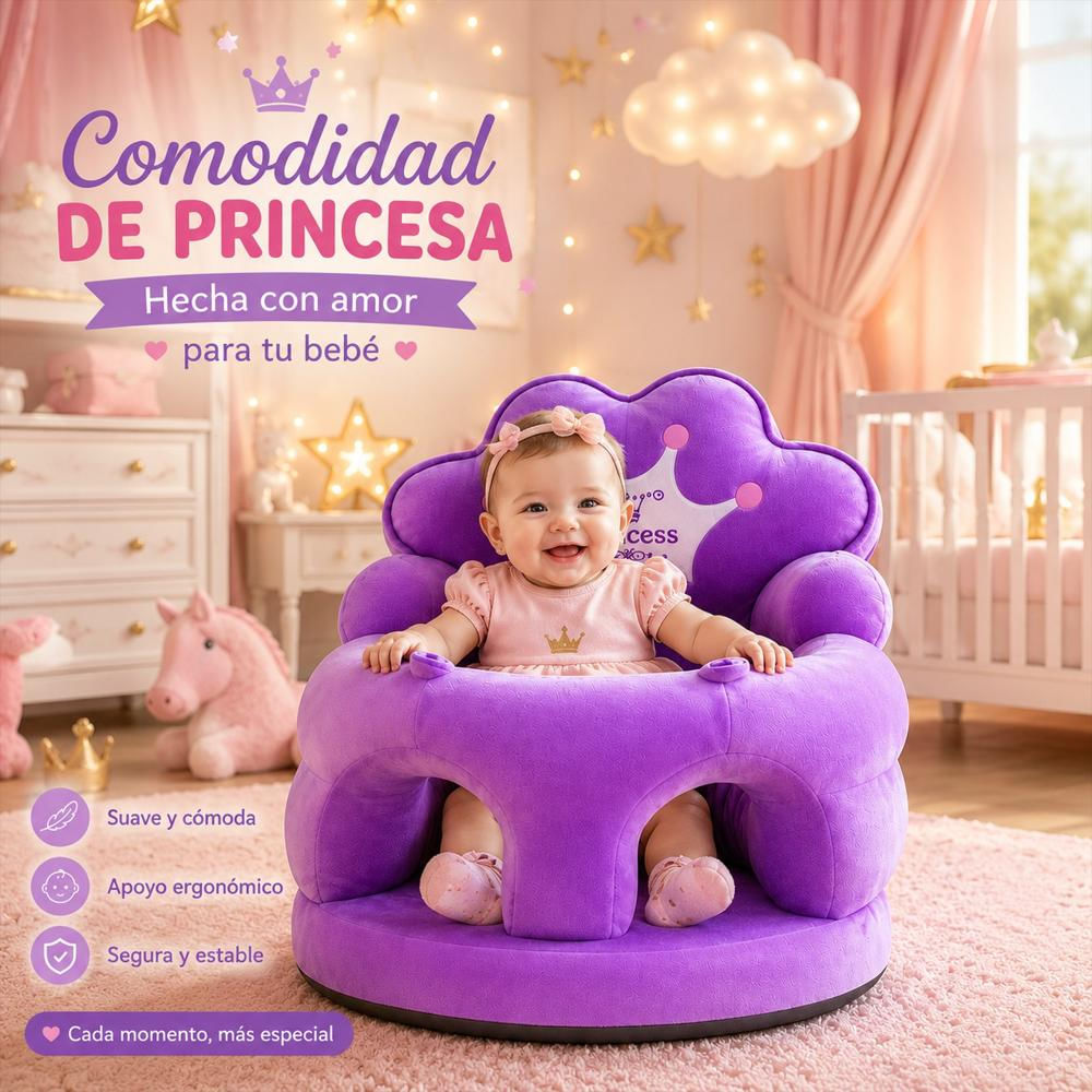Cojin Sillon Bebe Version Grande Para Niñas img #2