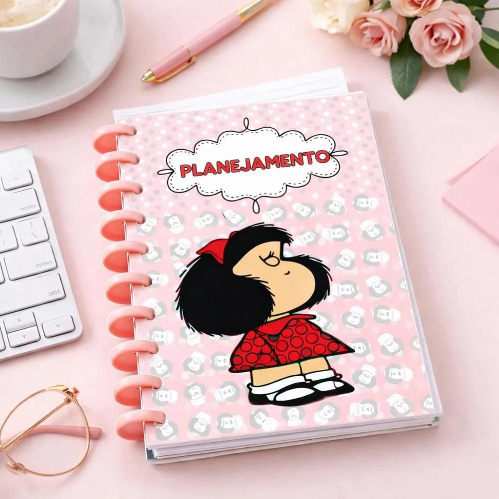 Cuaderno Mafalda Rojo De 100 Hojas img #2