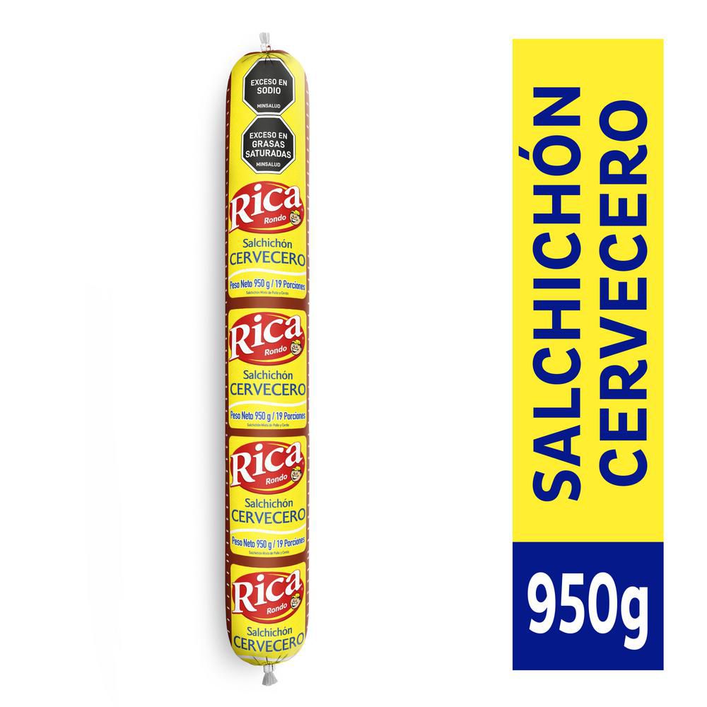 Salchichon Cervecero RICA 950  gr img #2