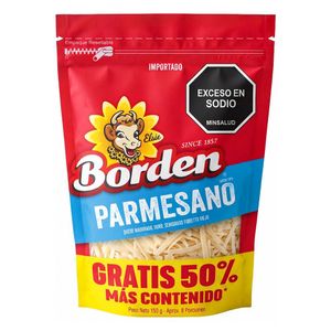 Oferta queso BORDEN PARMESANO MADURADO DURO SEMIGR (100 gr)
