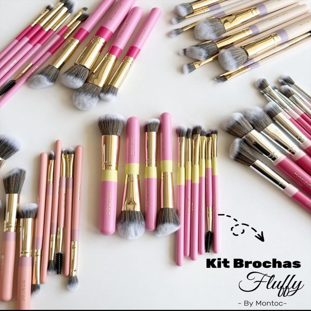 Kit De Brochas Fluffy X 10 Montoc img #4