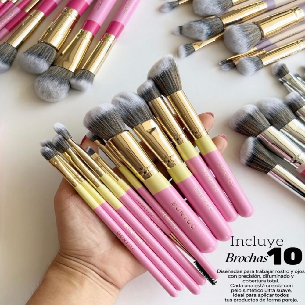 Kit De Brochas Fluffy X 10 Montoc img #5