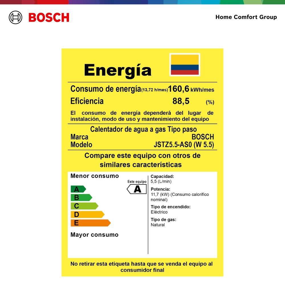 CALENTADOR 5.5L GN TIRO NAT BOSCH 771640205 img #7
