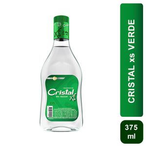 Aguardiente CRISTAL sin azúcar media (375 ml)