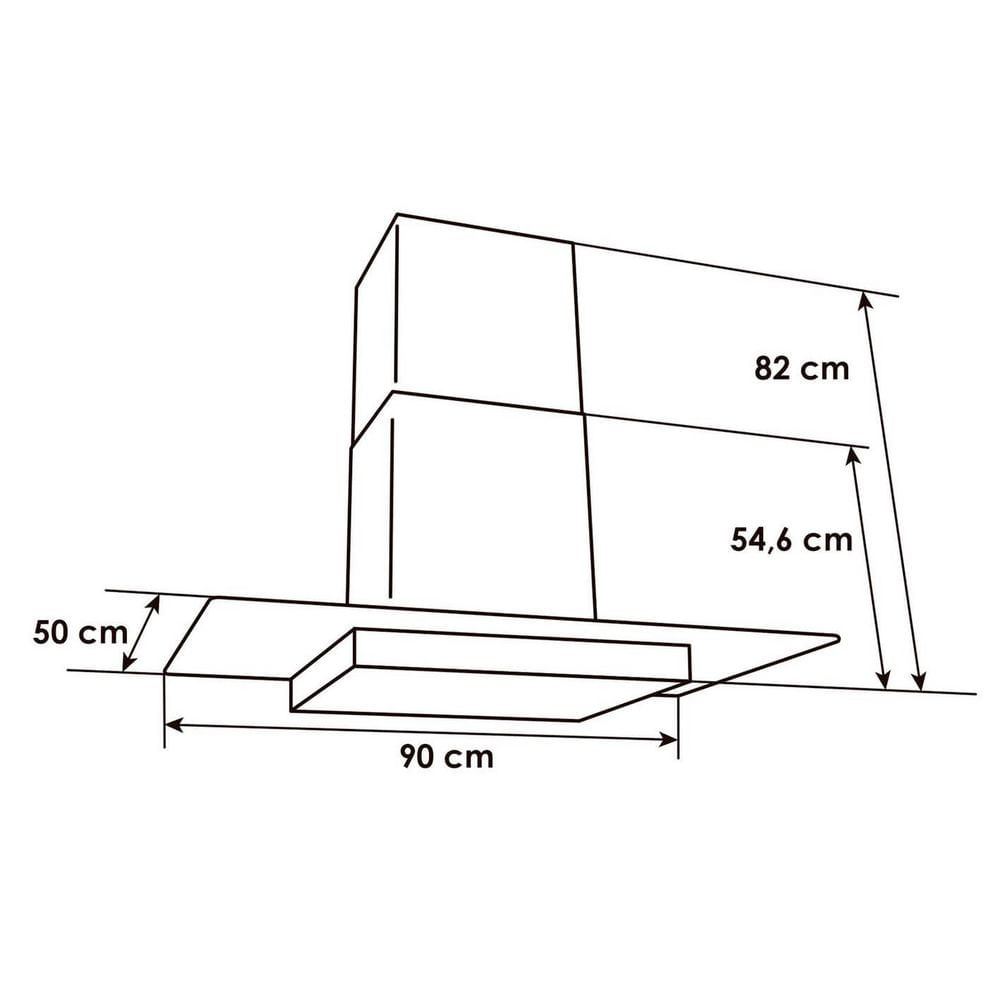 Campana Pared ABBA 90.000 cm x 54.300 cm  CRV90X img #5