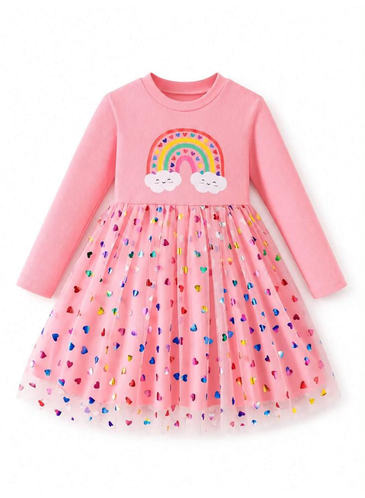 Vestido Niña Arcoiris img #1