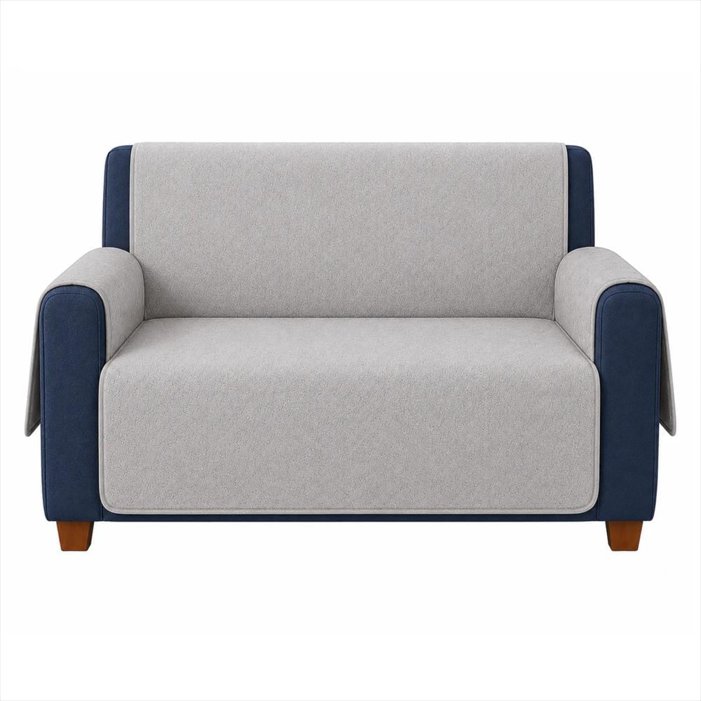 Forro Protector Sofa 2 Puestos Gris img #4