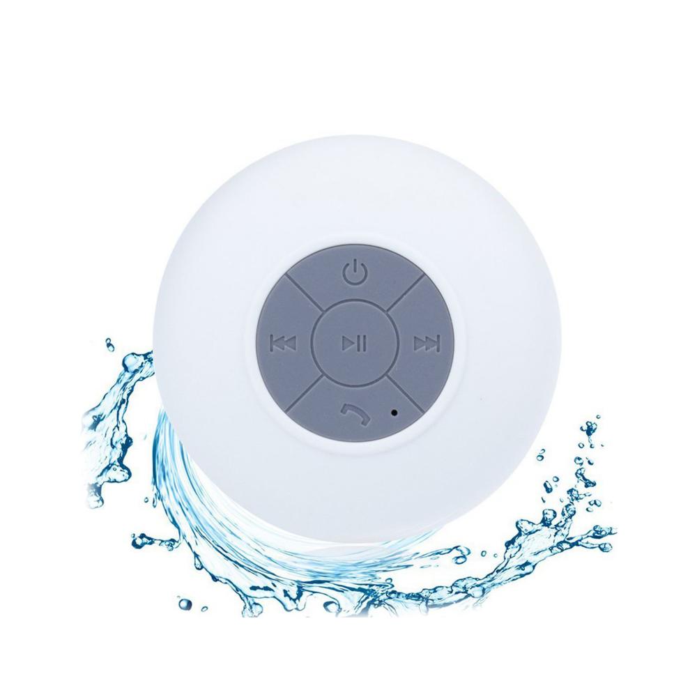 Combo 2 Parlantes Bluetooth A Prueba De Agua Blanco img #4