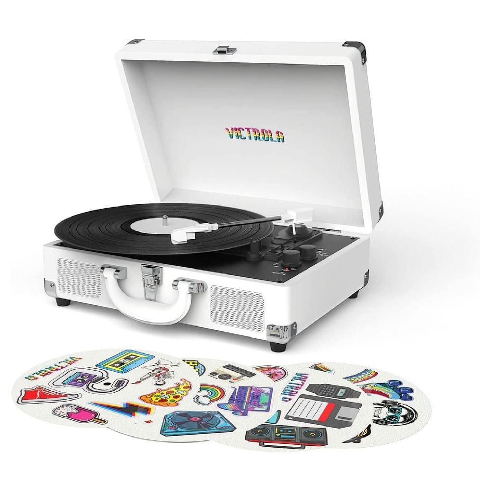Parlante Victrola Bluetooth Suitcase Turntable Canvas img #1