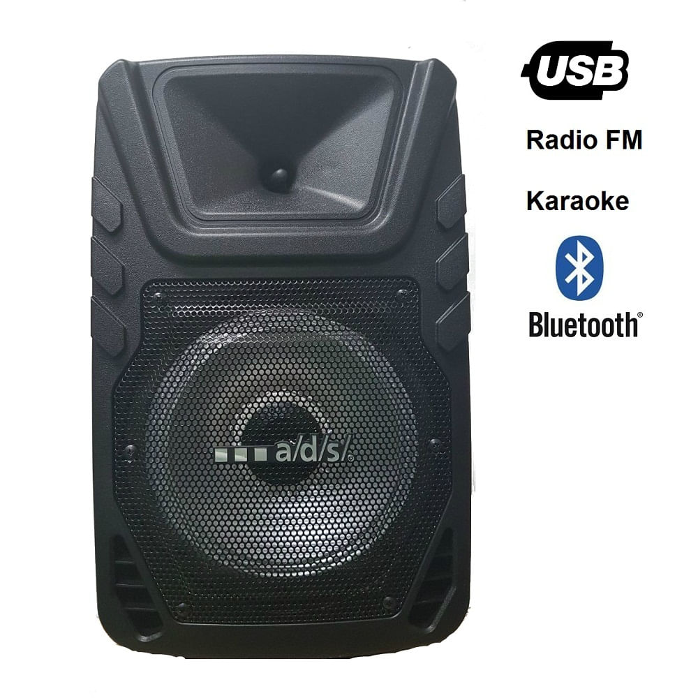 Parlante A Ds Tw08bp 40W Karaoke + Micrófono Negro img #1