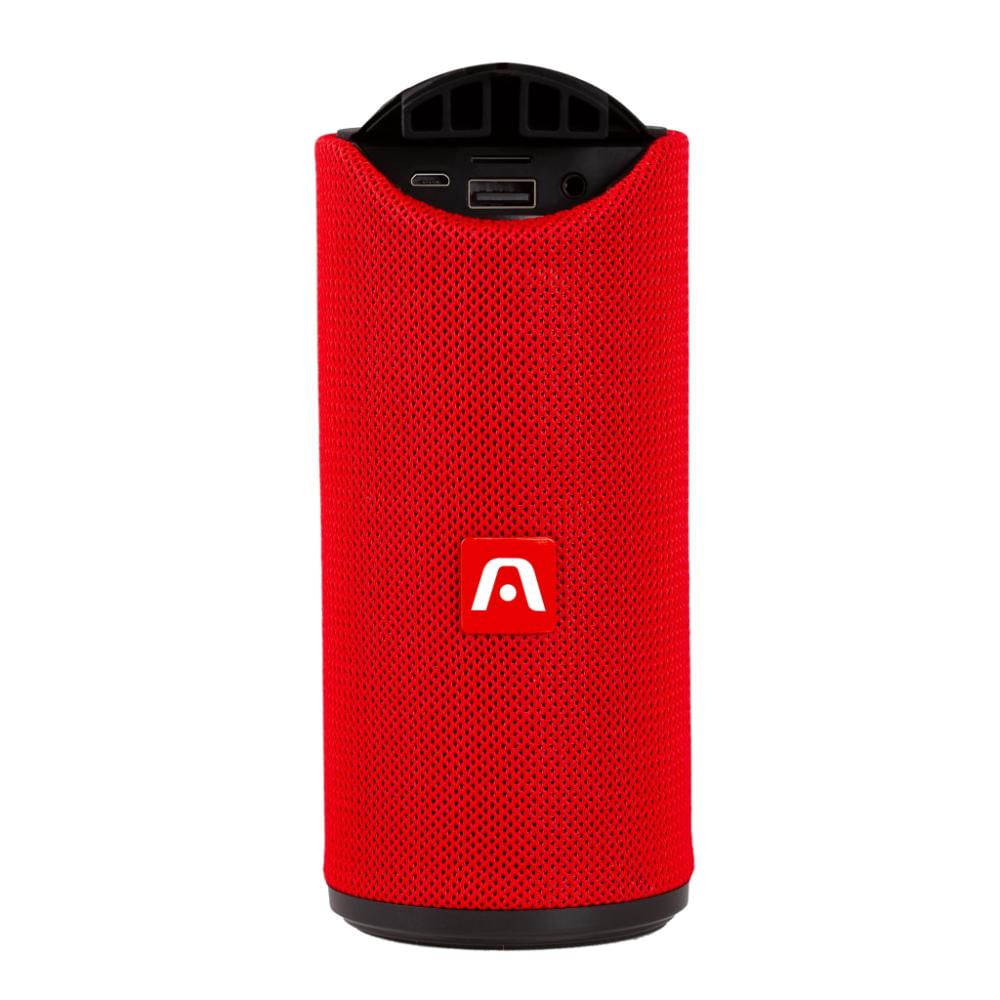 Parlante Inalámbrico Argomtech Bluetooth Drumbeats Tws Rojo img #3