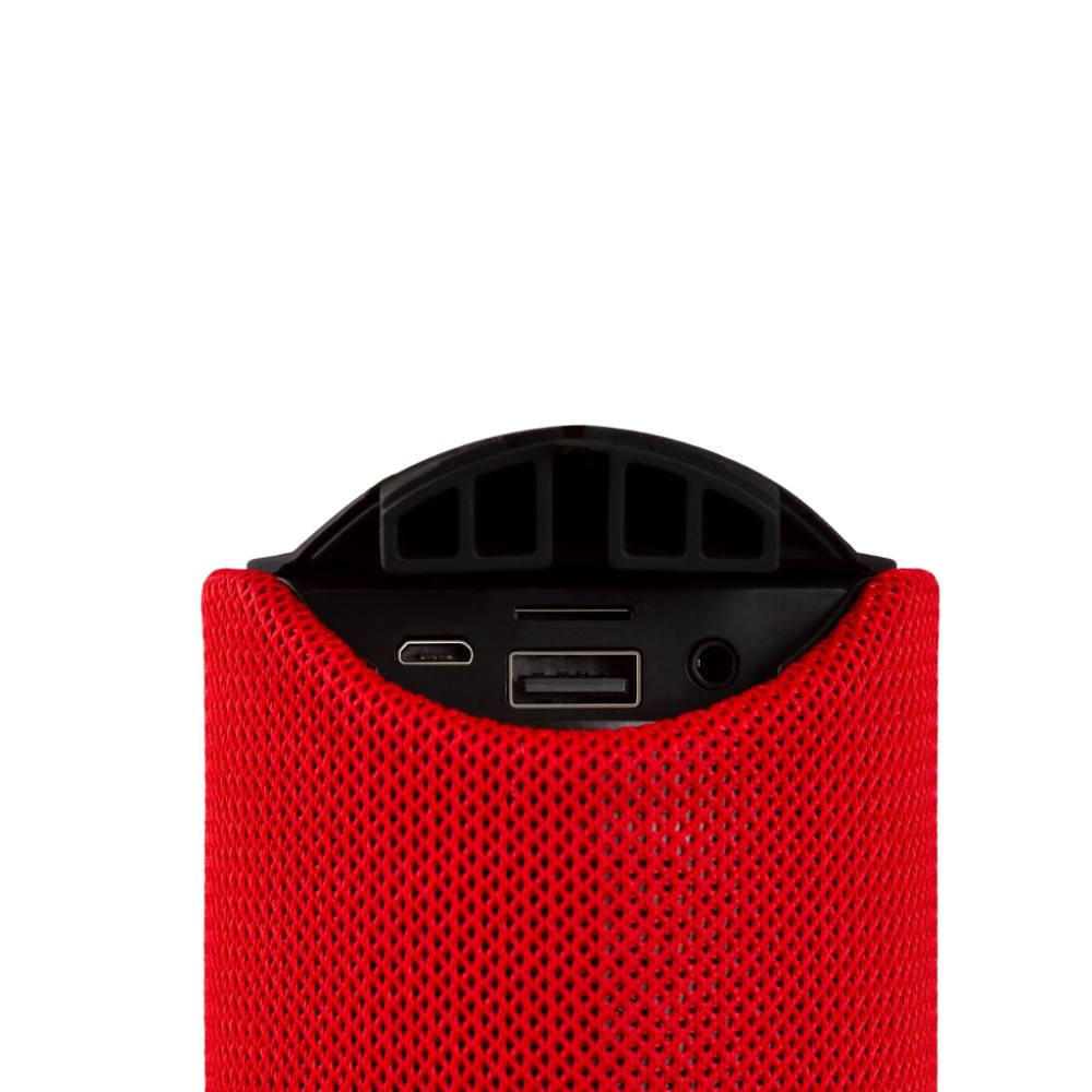 Parlante Inalámbrico Argomtech Bluetooth Drumbeats Tws Rojo img #4