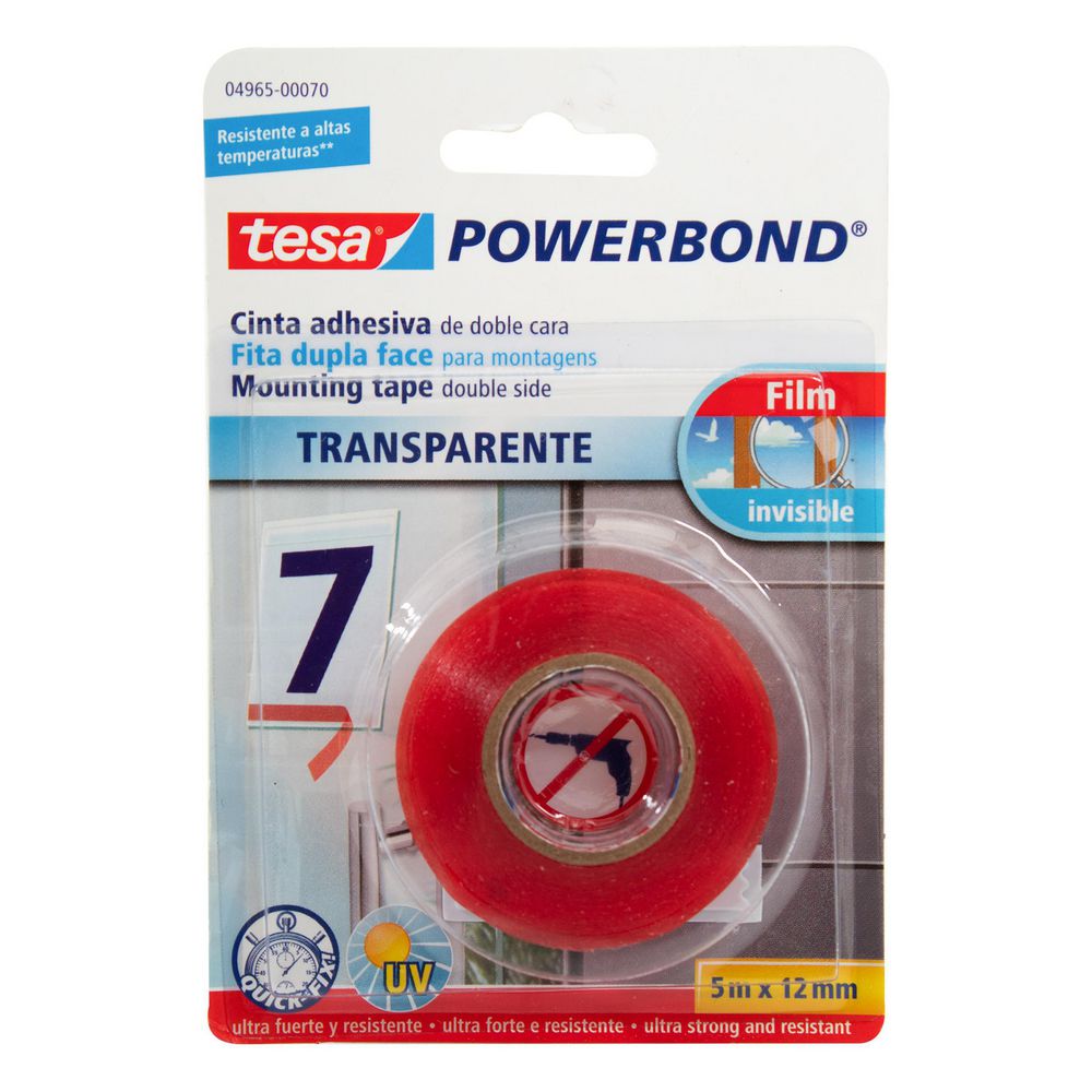 CINTA DOBLE FAZ TRANSPARENTE TESA 049650007 img #1