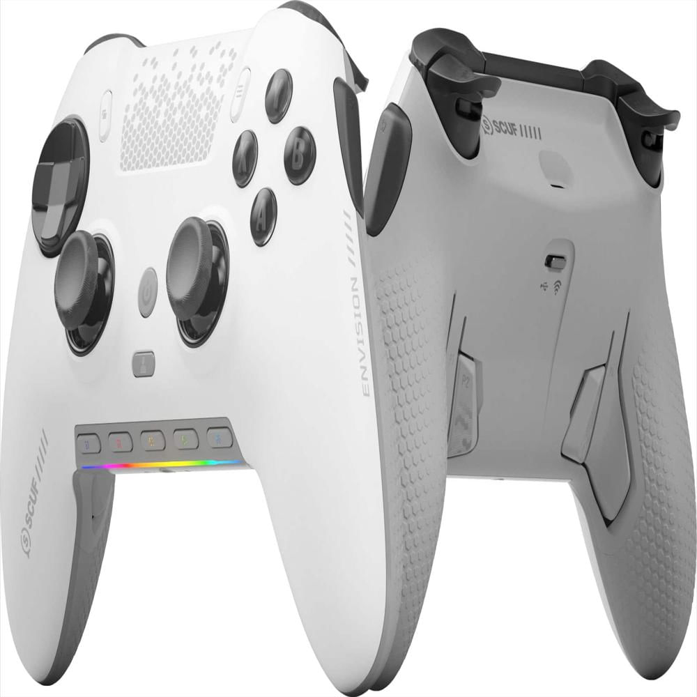 Control Inalámbrico Scuf Envision Pro V2 Hall Effect Para Pc Blanco img #1