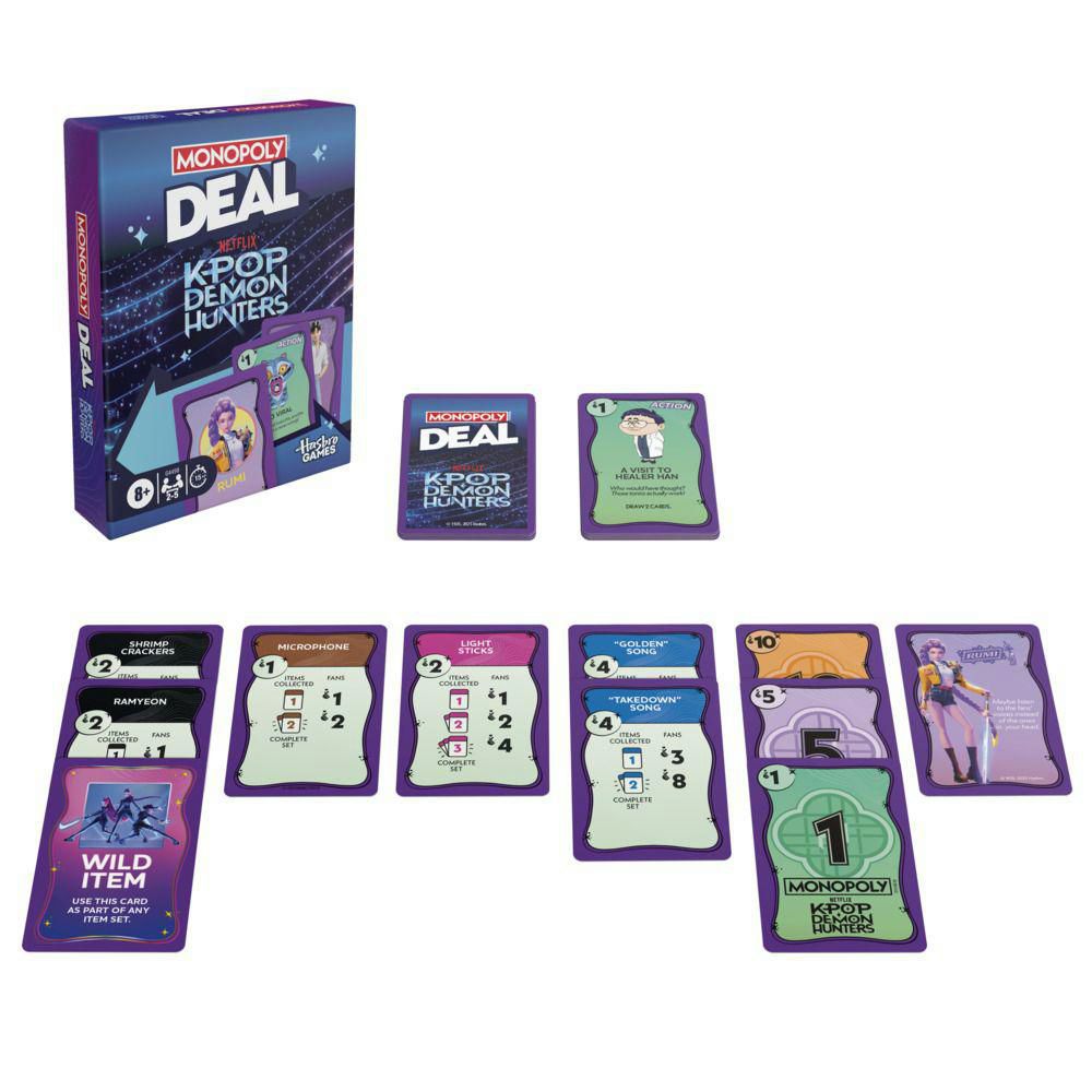 Juego de Cartas Demon Hunters MONOPOLY img #3
