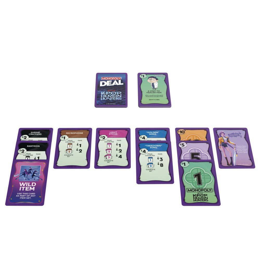 Juego de Cartas Demon Hunters MONOPOLY img #6