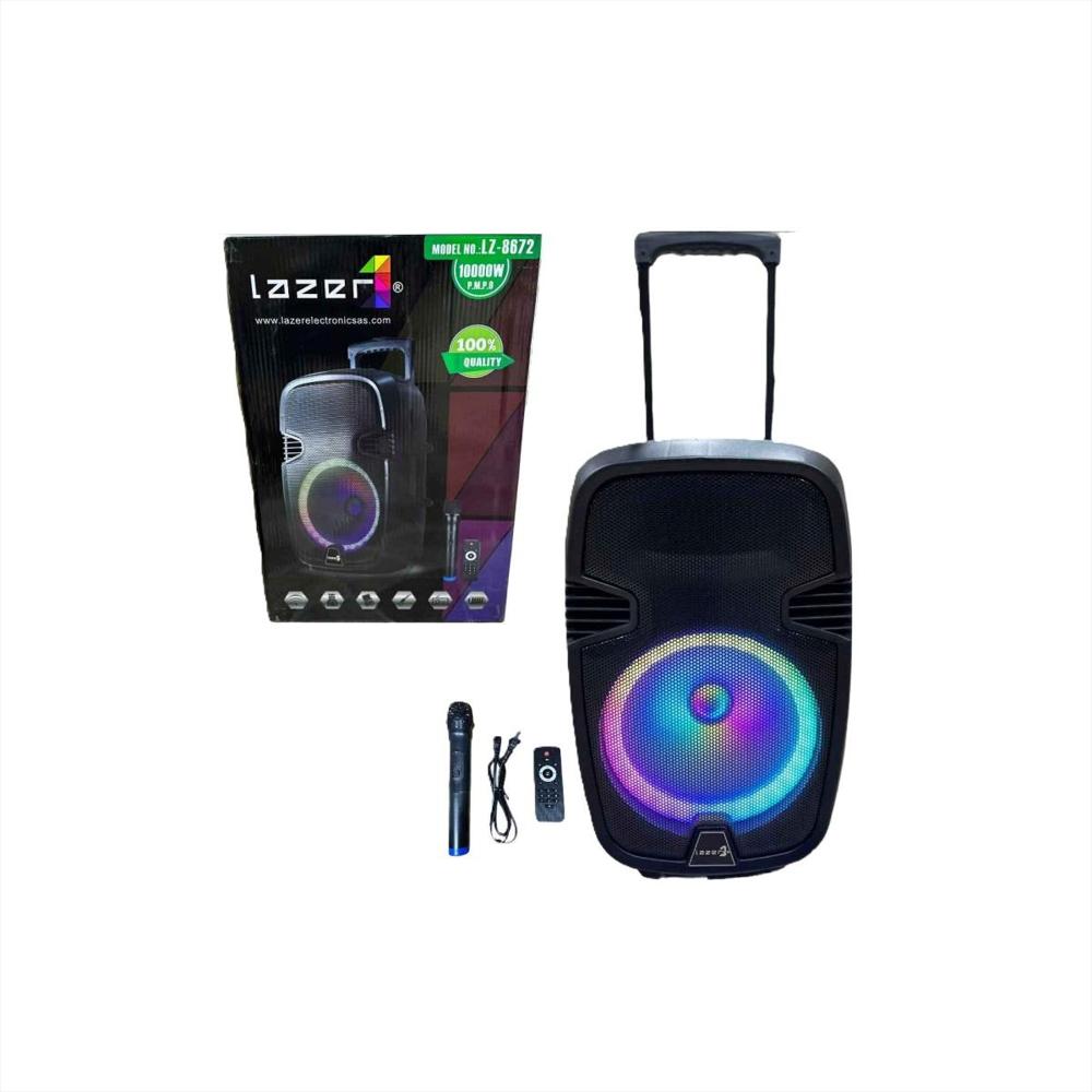 Parlante Con Luces Ritmicas Bluetooth Recargable img #1