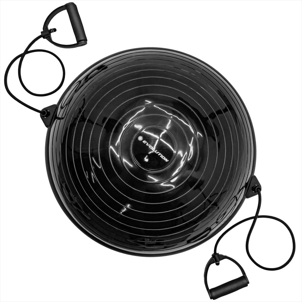 Bosú Inestable Con Bandas 58 Cm Negro Evolution img #3