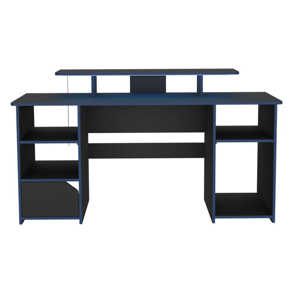 Escritorio Gamer Keria 88 X 157  Wengue Azul RTA ELW 9613 img #3