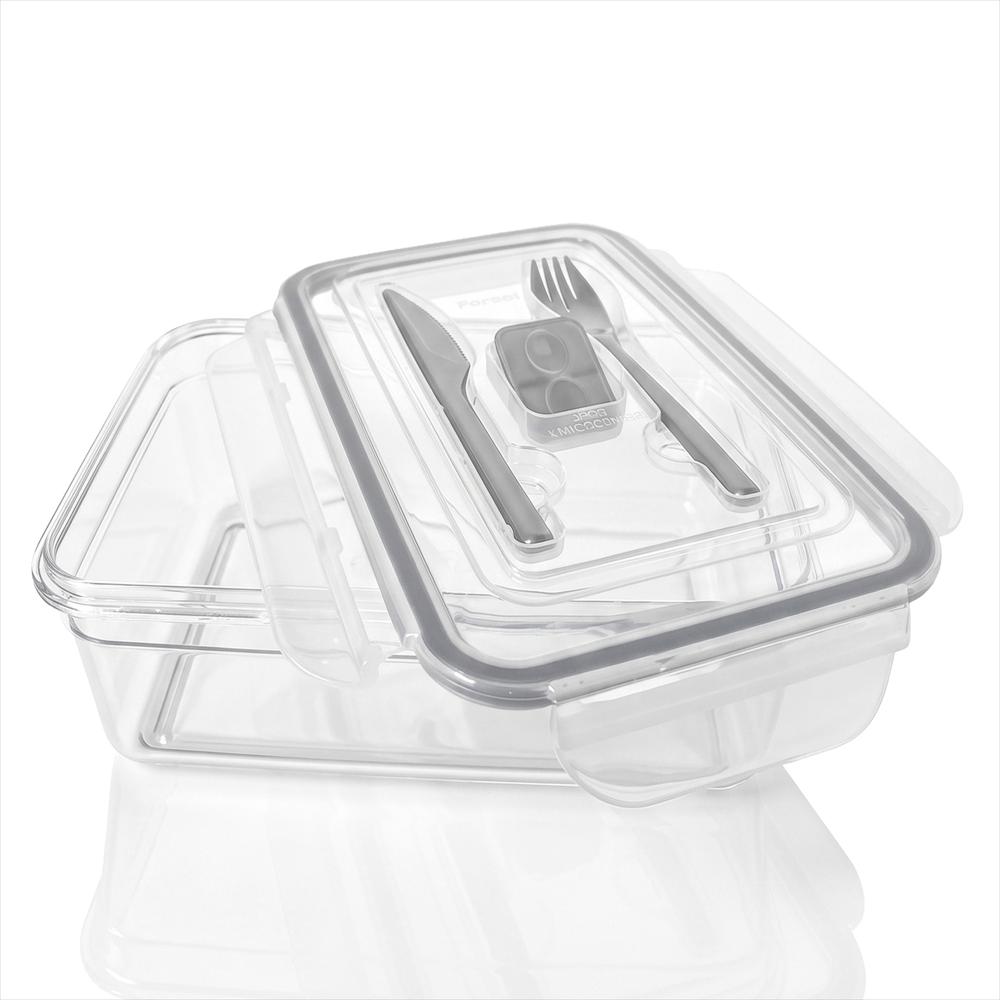 Tritan Taper Rectangular Hermetico Lunch No 3 img #1