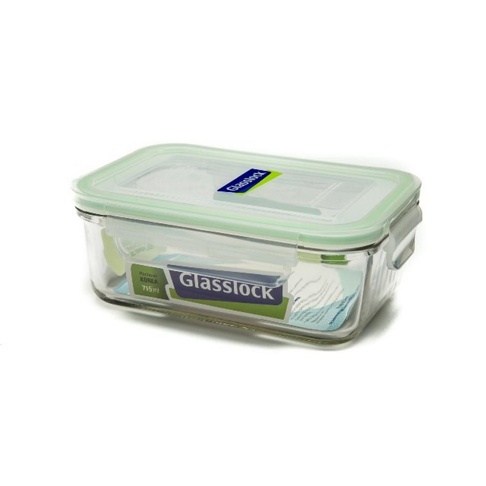 RECIPIENTE 715ML RECTYANGULAR GLASSLOCK KG521 img #1