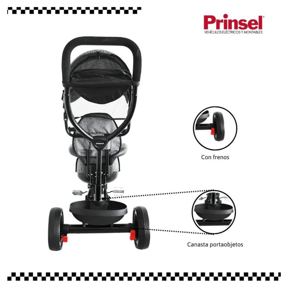 Trcicilo Para Niños  Sun Gira 360 Grados Gris PRINSEL img #4