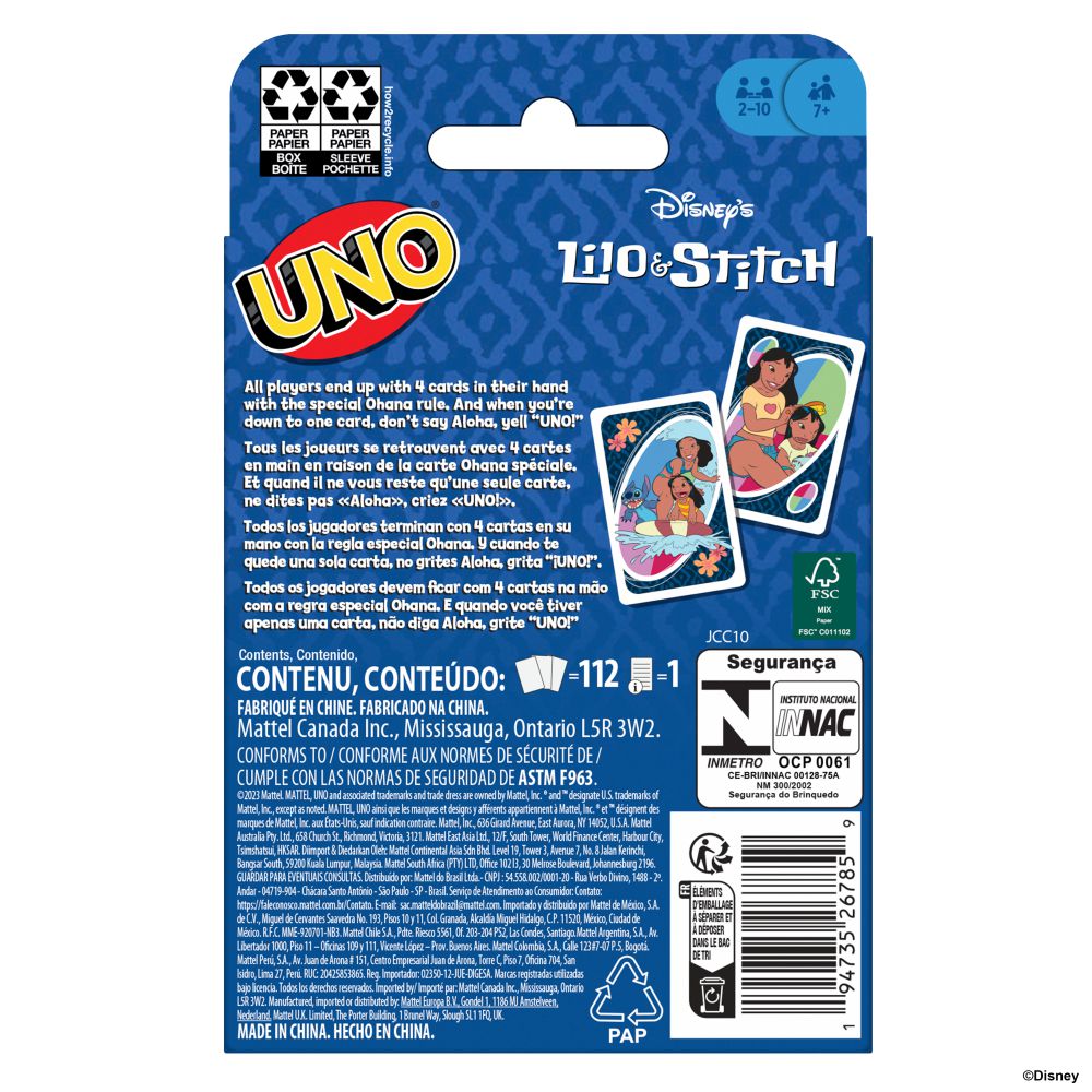 Cartas  Lilo & stitch UNO img #6