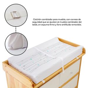 COLCHON BEBE Colchon Bebe cambiador NUBBA BY TORAL